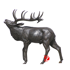 Brass Sculptures Large Elk